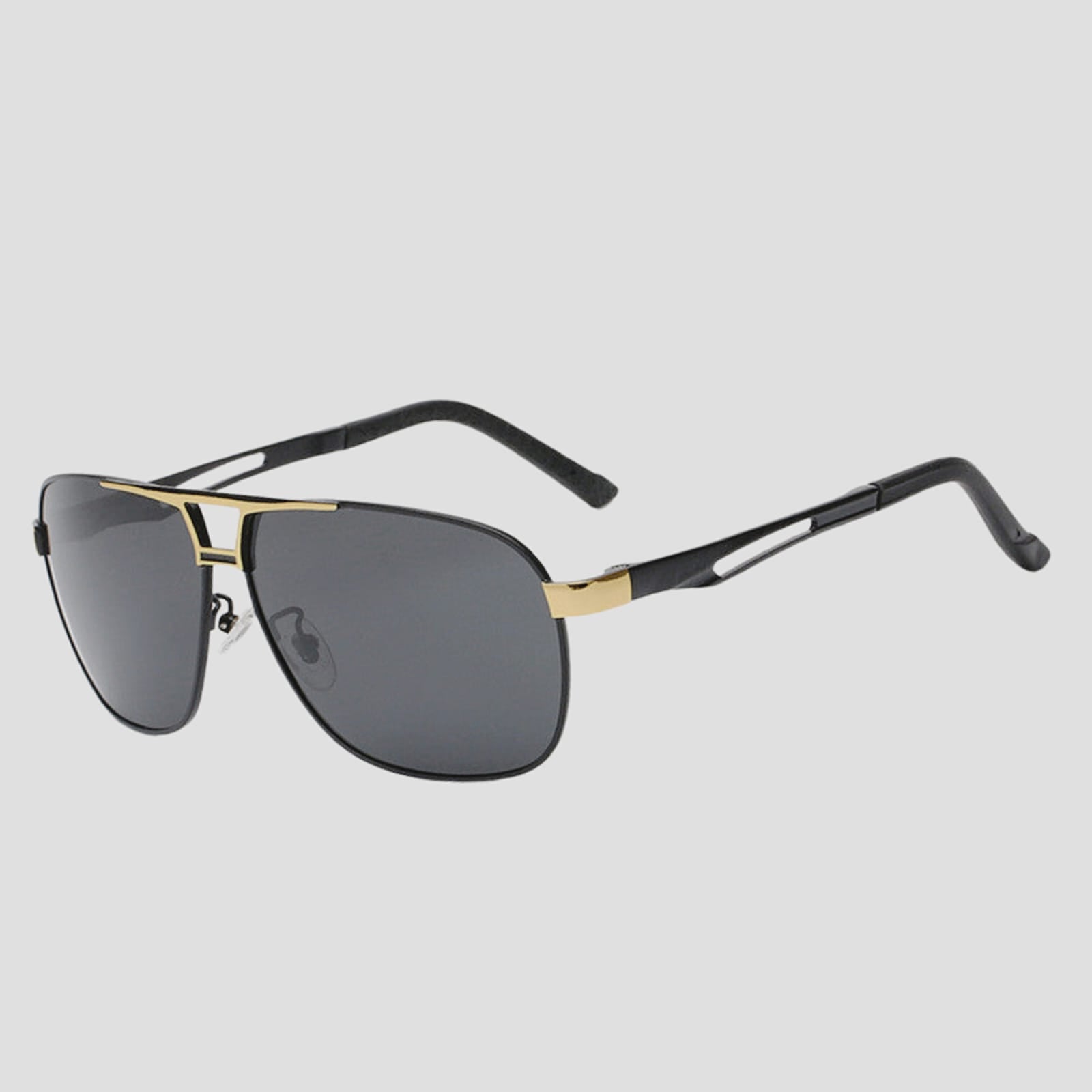 Black Aviator Sunglasses